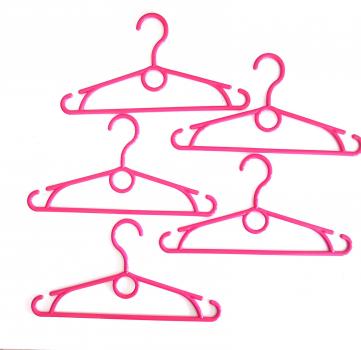 30 Stück Kinderkleiderbüge Rosa Kleiderbügel Kunststoff Bügel 002